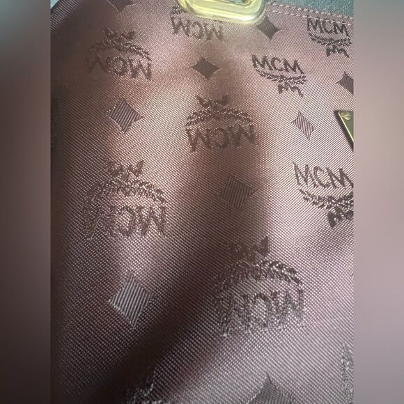 MCM Visetos Nylon Handbag - Picture 14 of 16